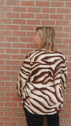 Blouse MATHILDA marron