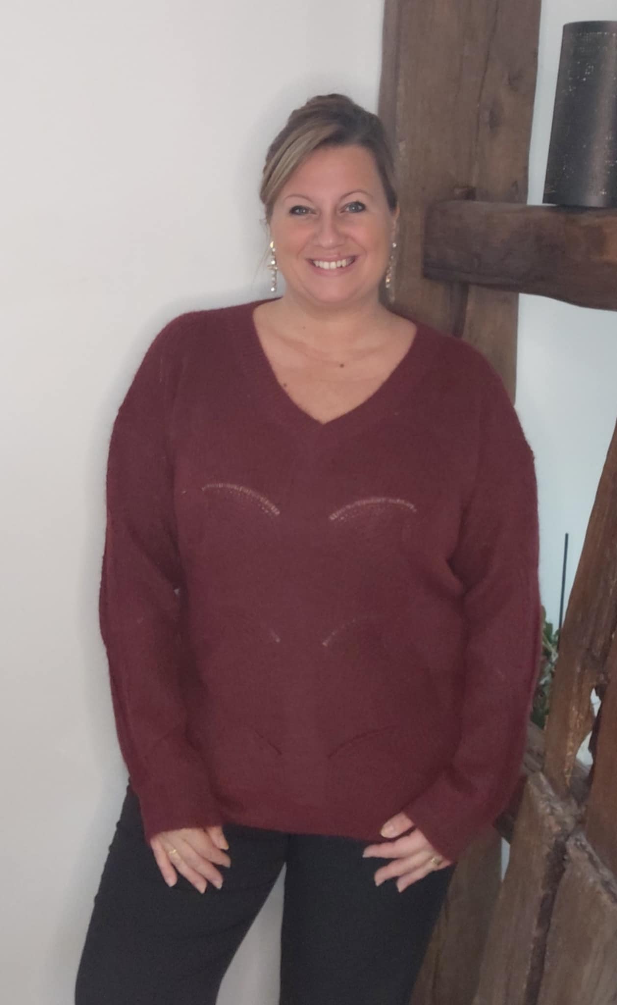 Pull MARIA bordeaux