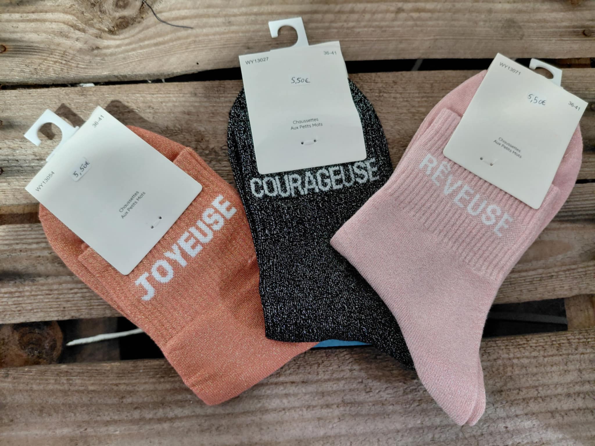 Chaussette à paillettes