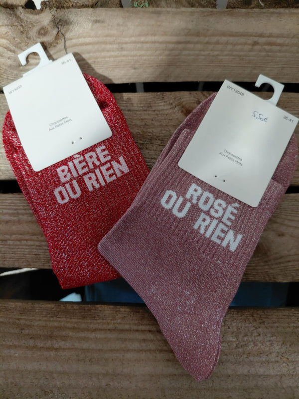 Chaussette à paillettes