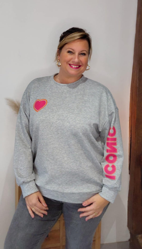 Pull ICONIC gris