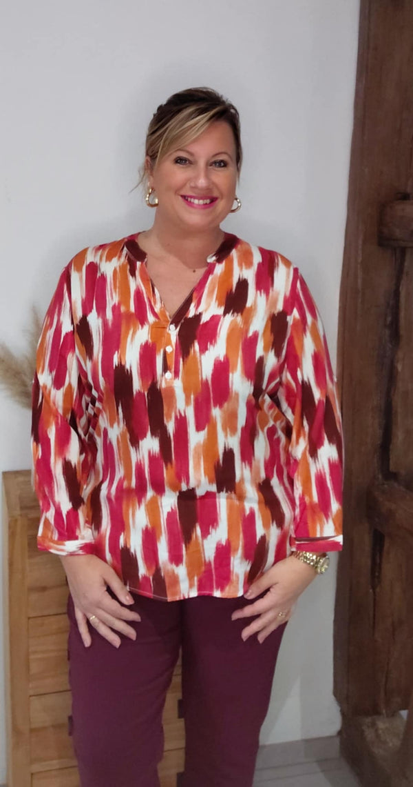 Blouse SONIA bordeaux