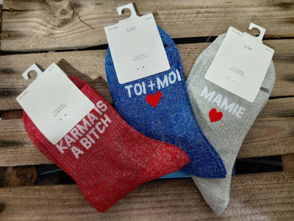 Chaussette à paillettes