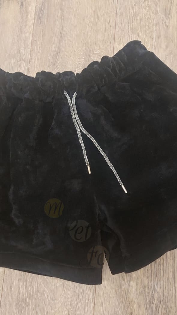 Short Velours cottelés