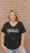 Tee shirt BICHETTE doré
