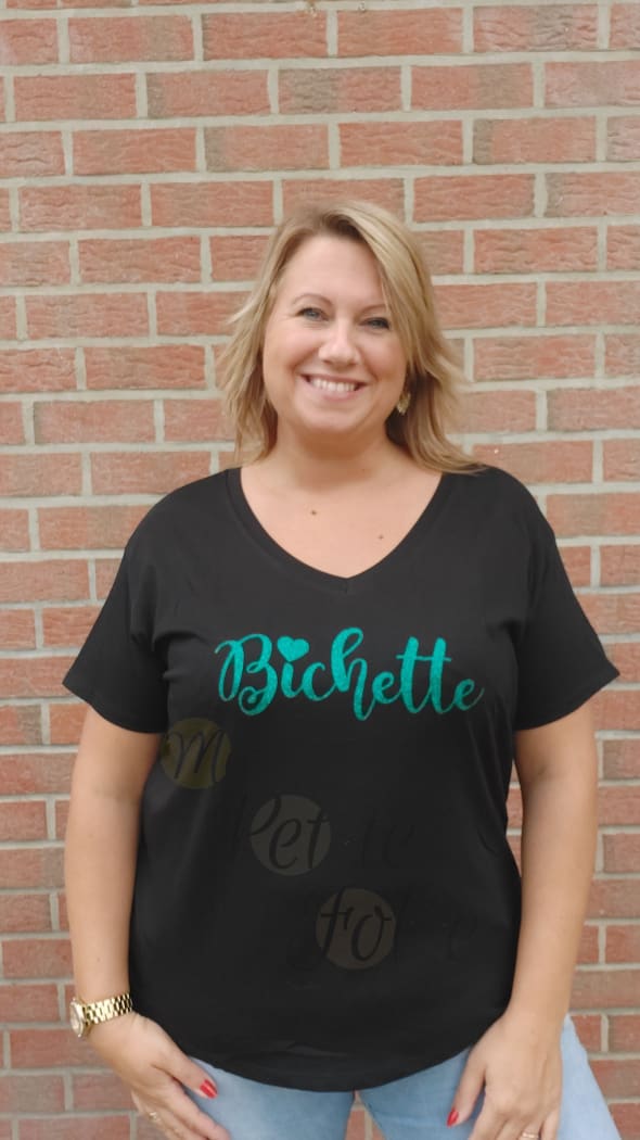 Tee shirt BICHETTE turquoise