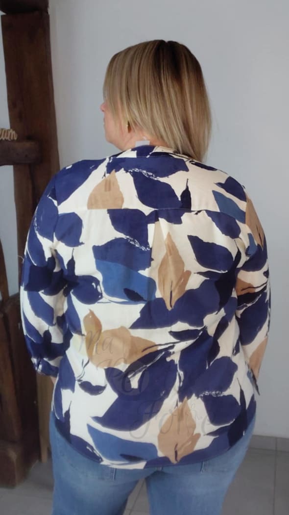 Blouse MELISSA marine PLUS
