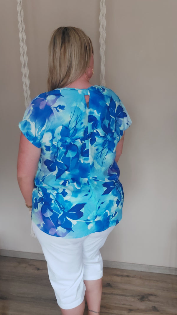Blouse CÔME bleu