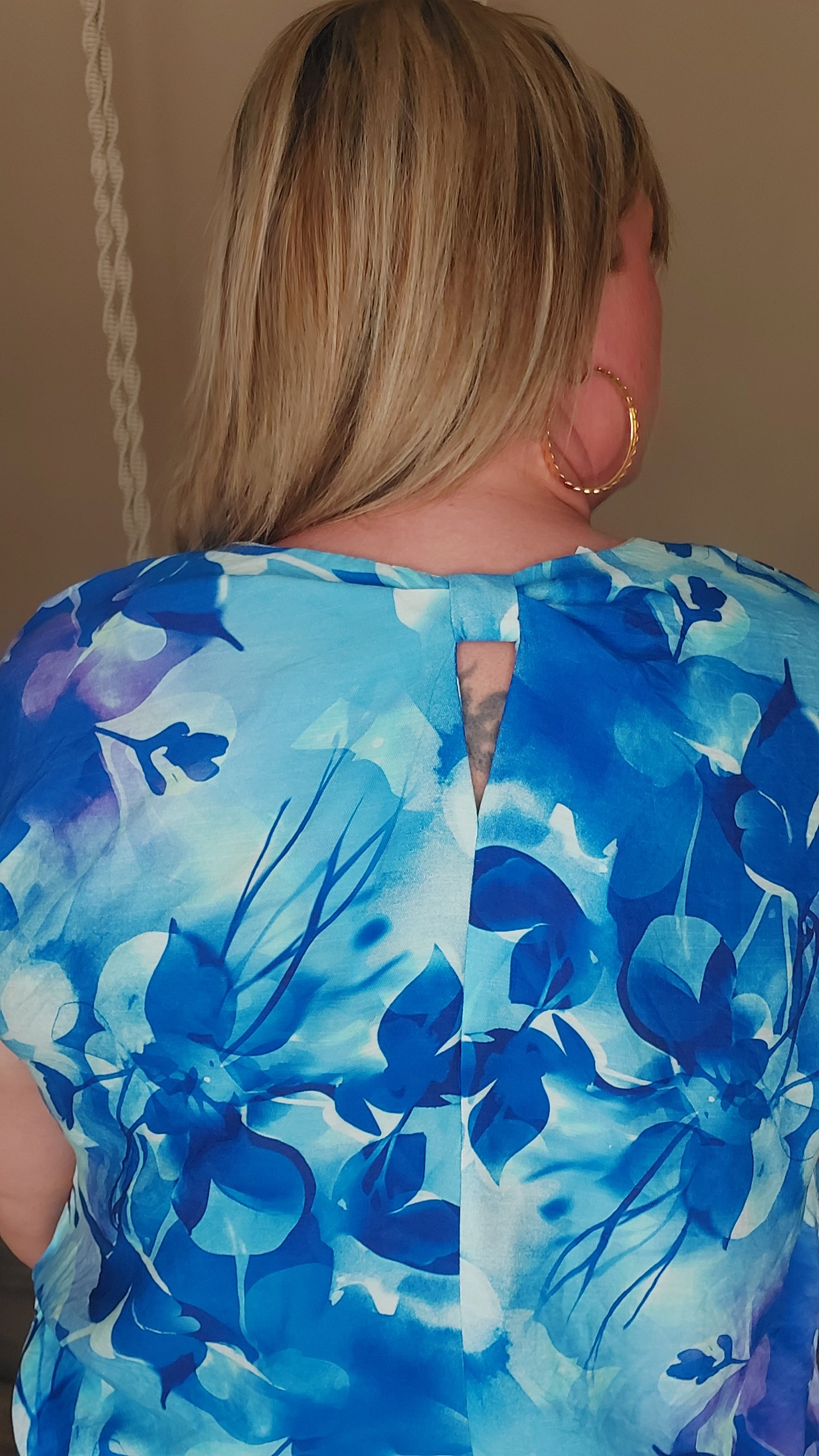 Blouse CÔME bleu
