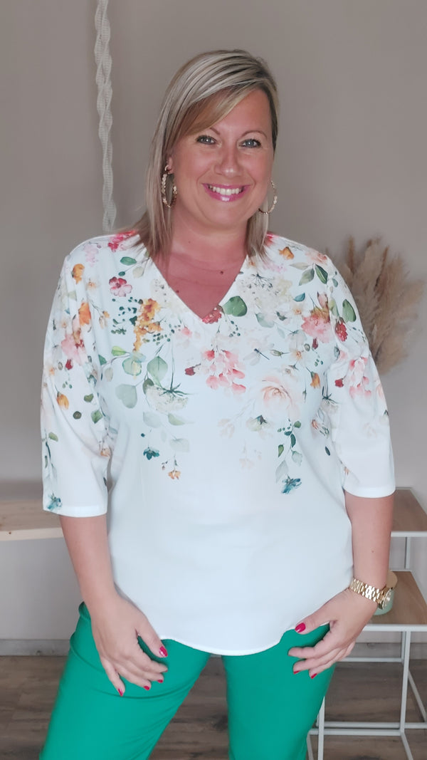 Blouse IRIS verte