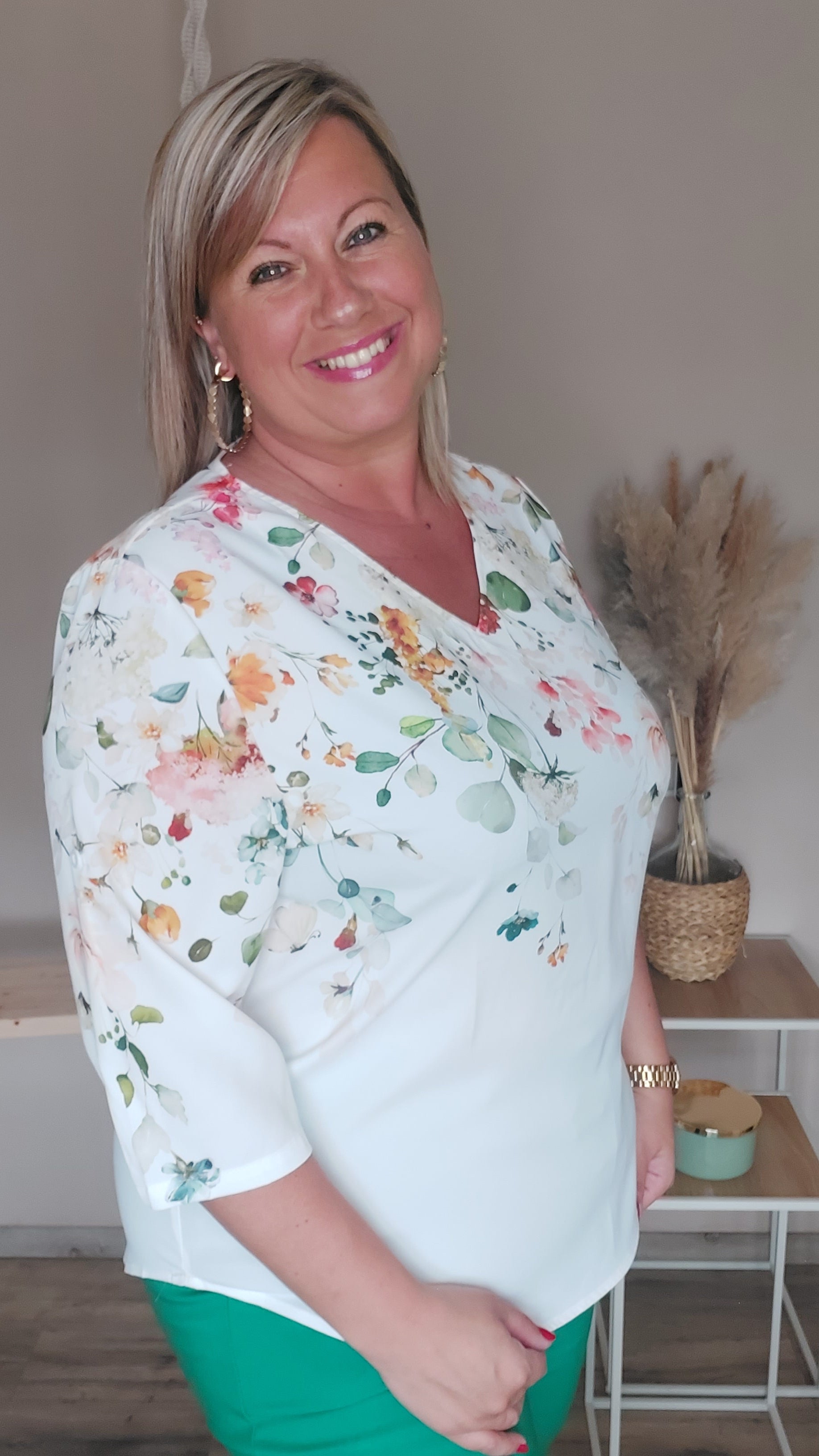 Blouse IRIS verte
