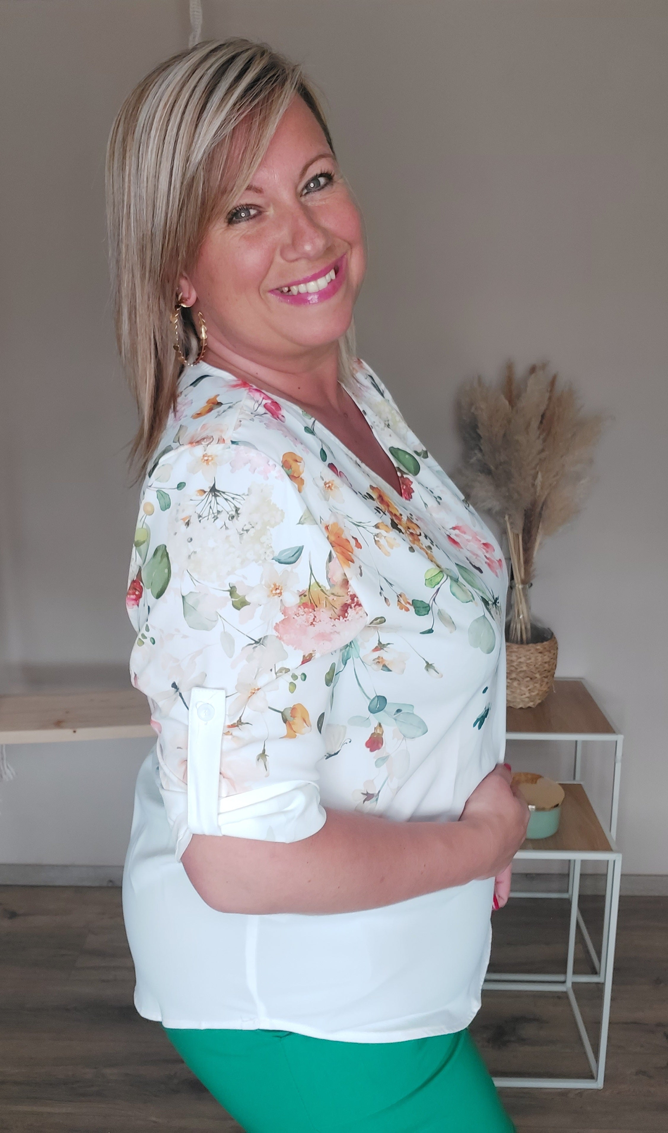 Blouse IRIS verte