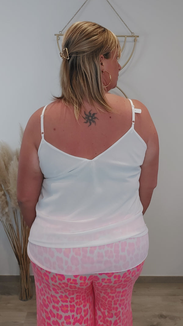 Top LILI blanc