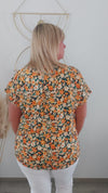 Blouse FLARO orange