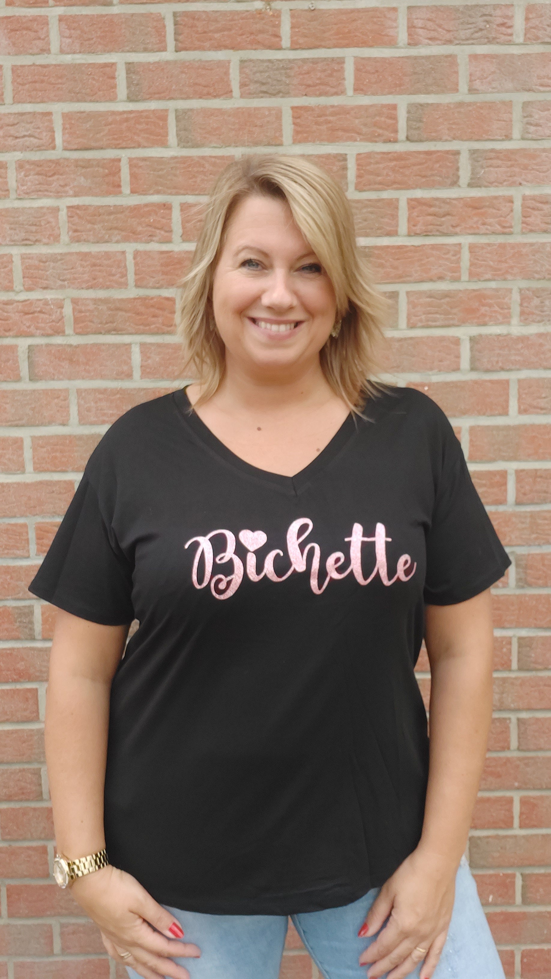 Tee shirt BICHETTE rose