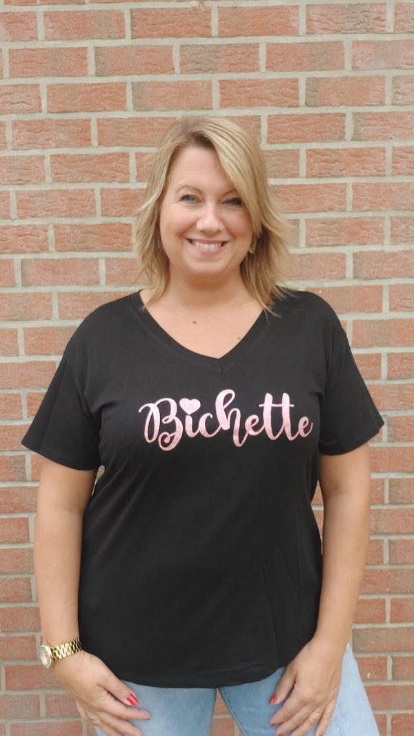 Tee shirt BICHETTE rose