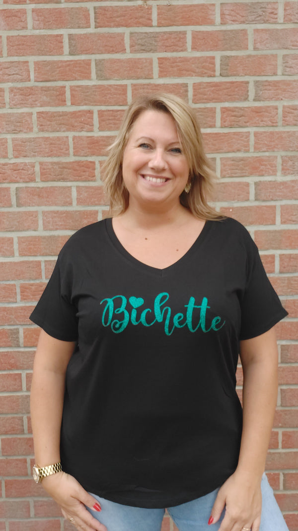 Tee shirt BICHETTE turquoise