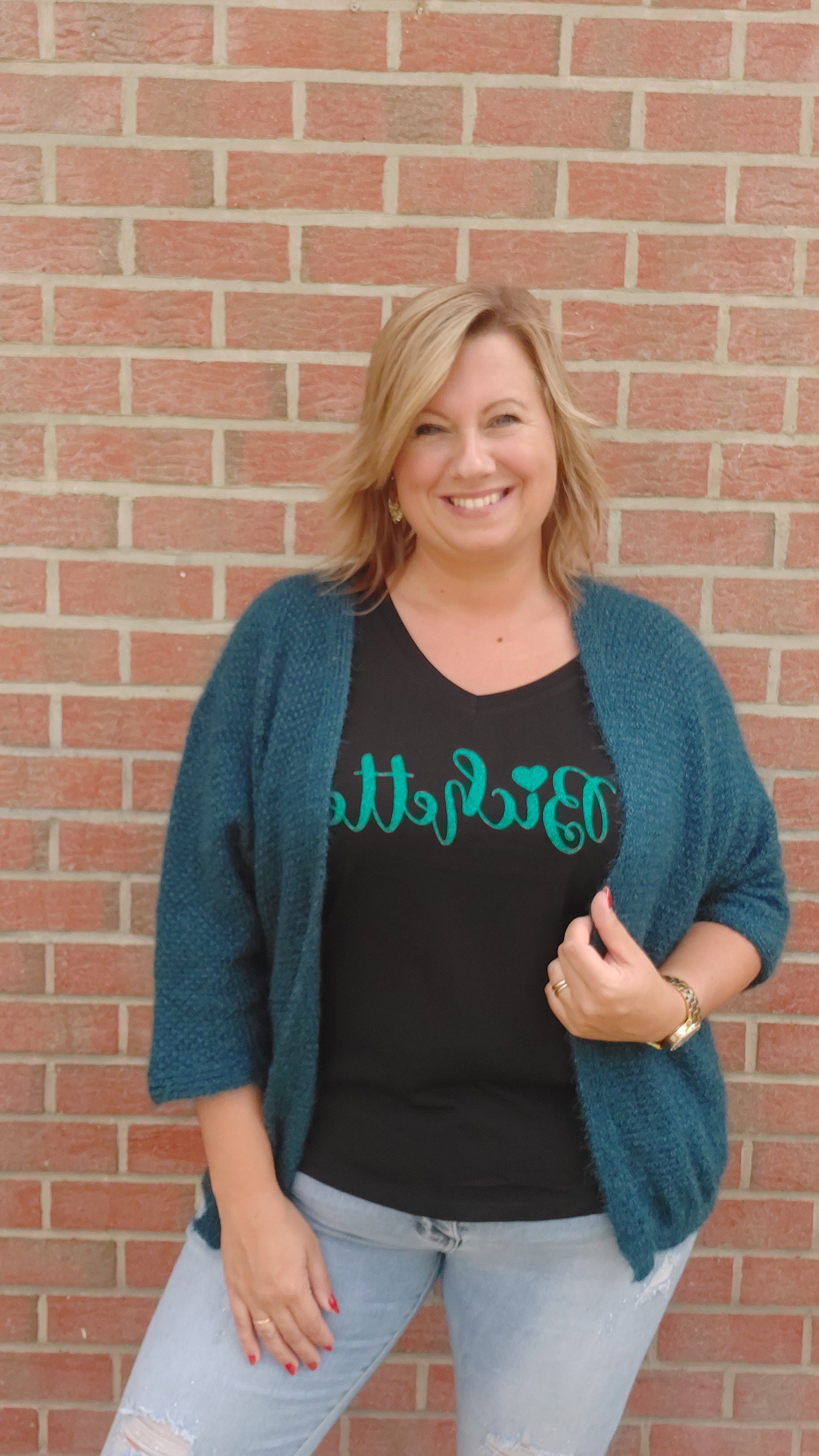 Tee shirt BICHETTE turquoise