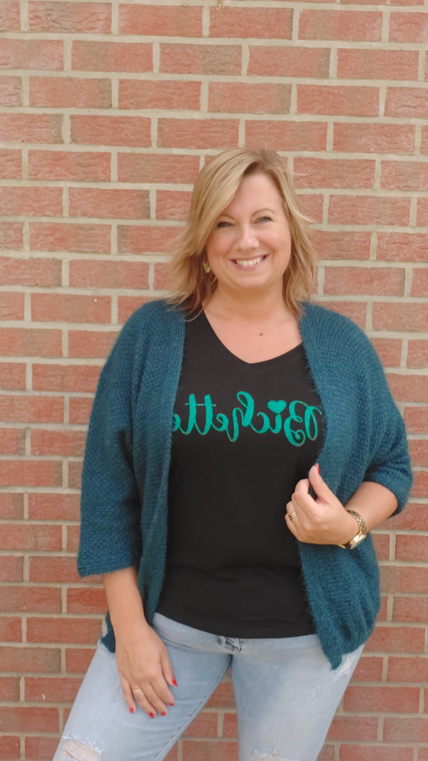 Tee shirt BICHETTE turquoise