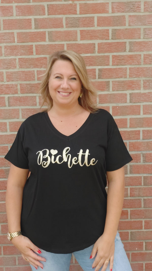 Tee shirt BICHETTE doré