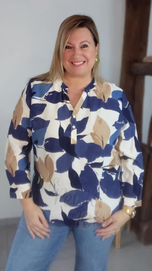 Blouse MELISSA marine PLUS