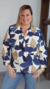 Blouse MELISSA marine PLUS
