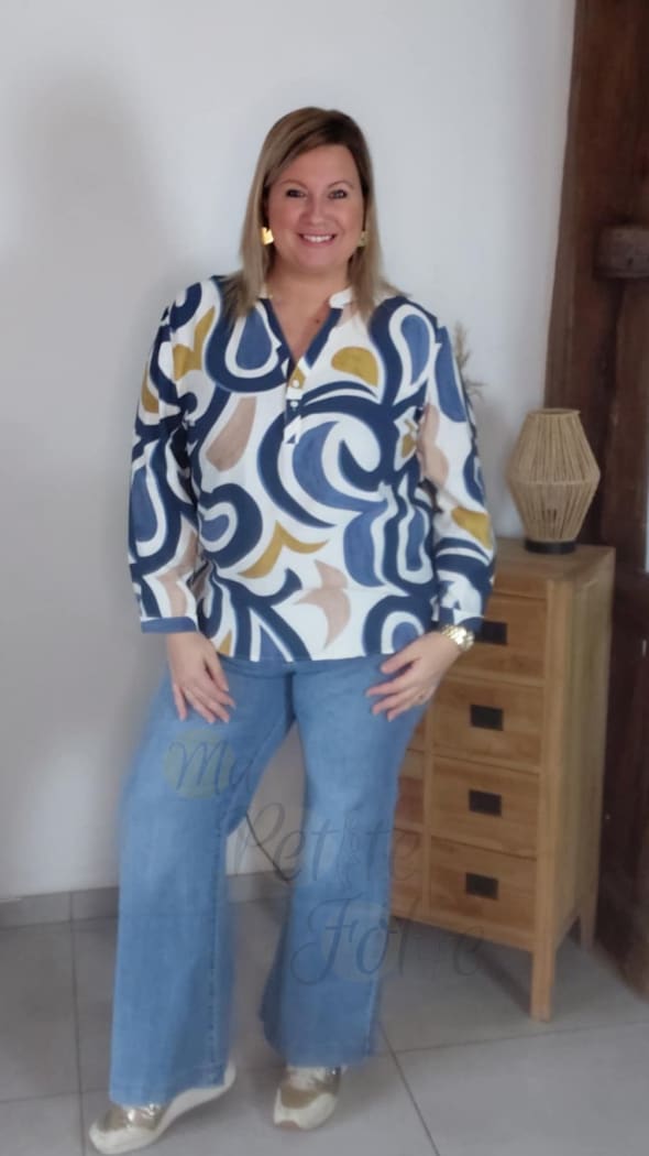 Blouse JULIE marine