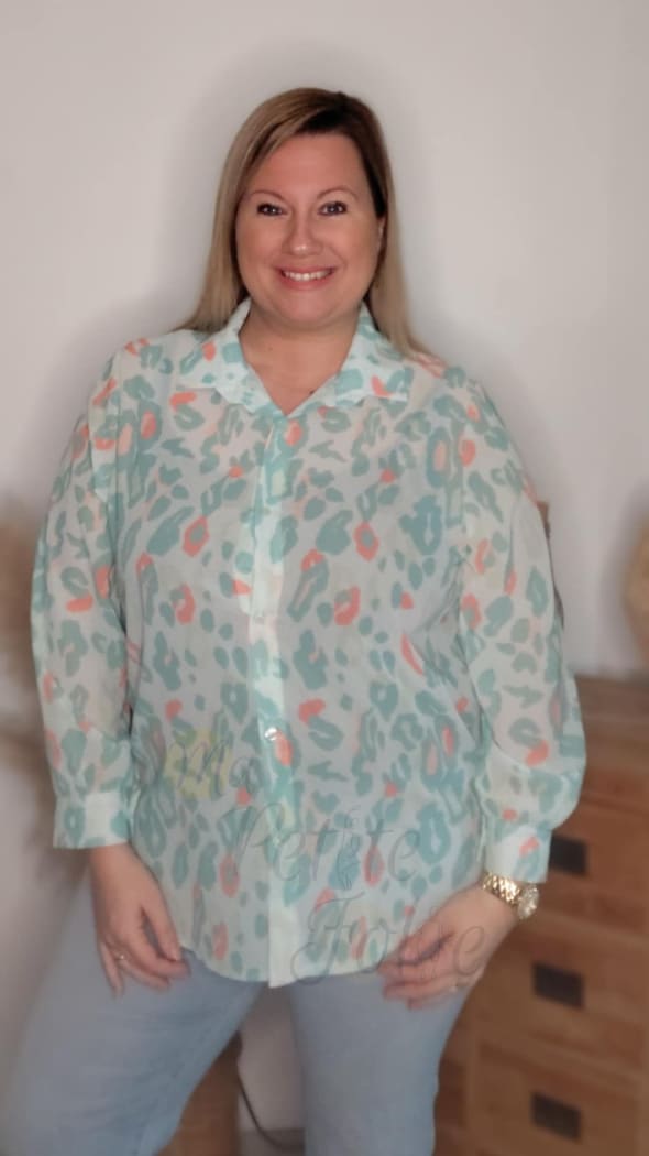 Chemisier SIA vert d’eau