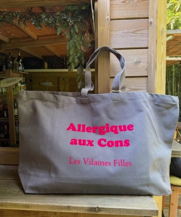 Sac XXL "ALLERGIQUE AUX CONS "