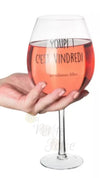 Verre XXL ’youpie c’est vindredi ’