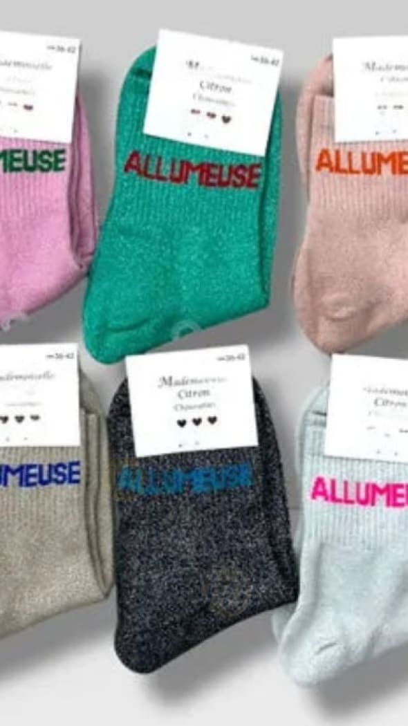 Chaussette à paillettes ADULTE