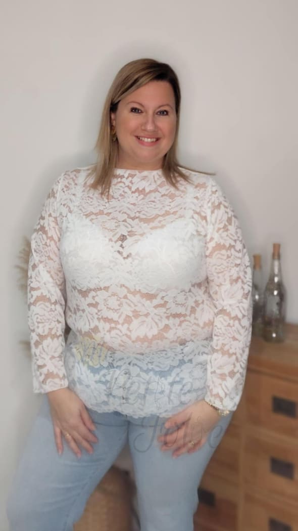 Blouse CAMELIA blanche