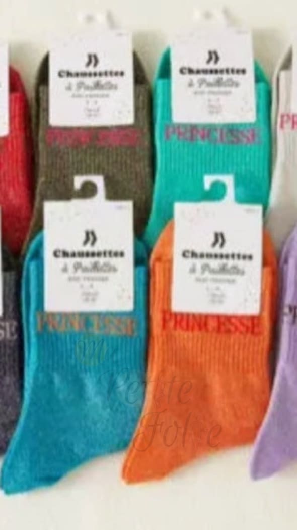 Chaussette à paillettes ADULTE