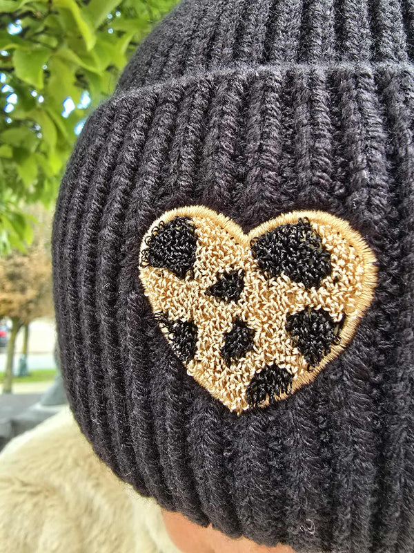 Bonnet LEOPARD noir