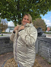Manteau réversible CLOTHILDE doré
