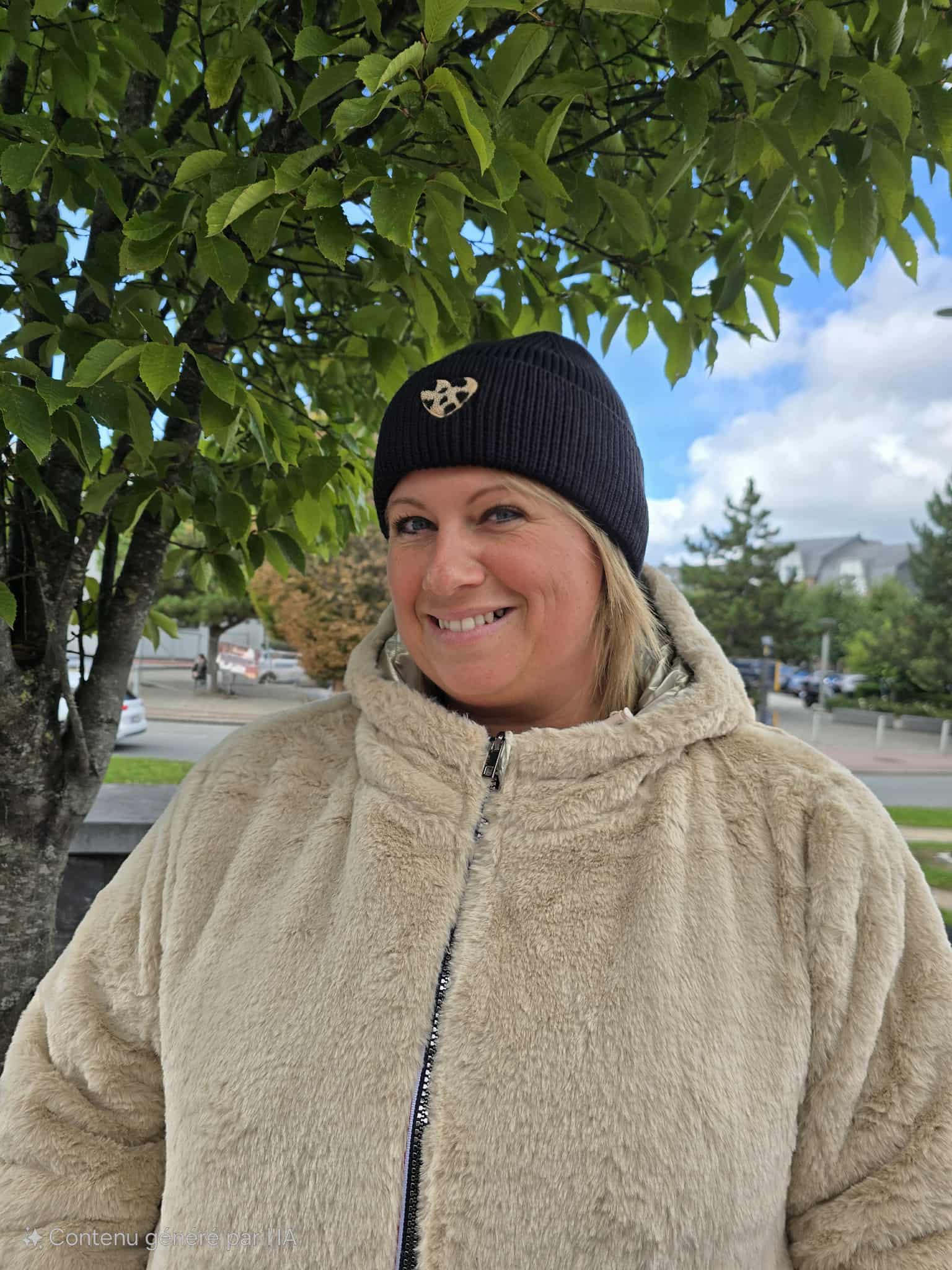 Bonnet LEOPARD noir