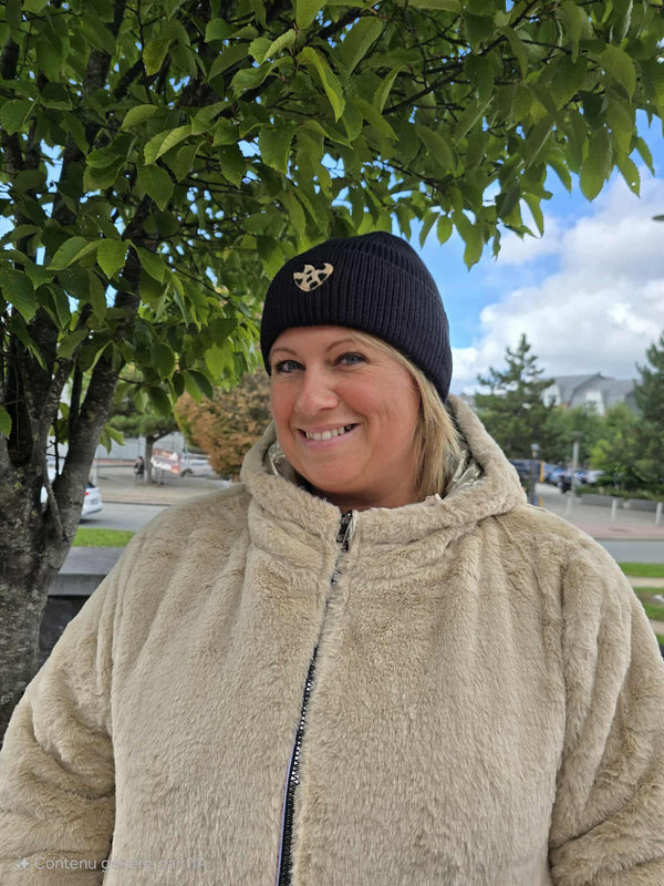 Bonnet LEOPARD noir