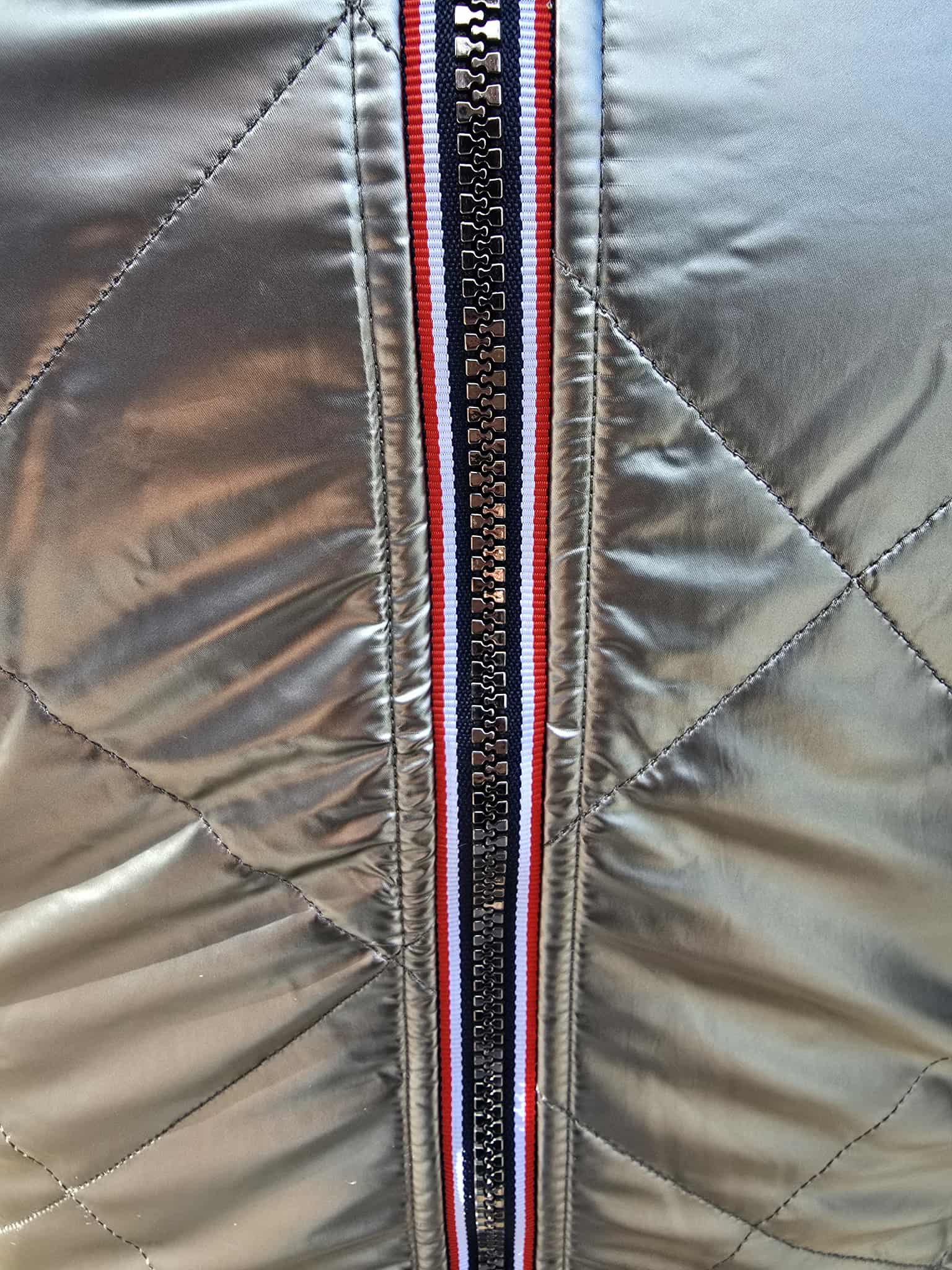 Manteau réversible CLOTHILDE argenté