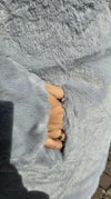 Manteau réversible CLOTHILDE argenté