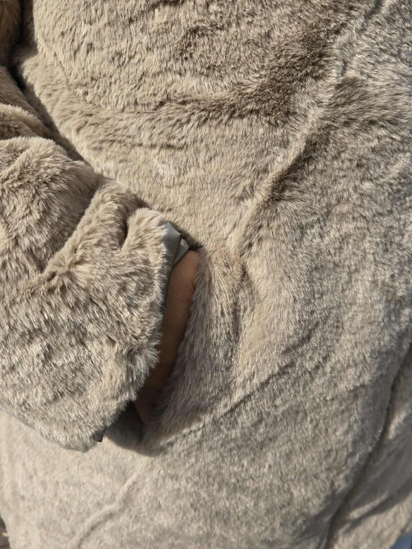 Manteau réversible CLOTHILDE bronze