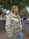 Manteau réversible CLOTHILDE doré