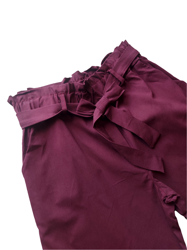 Pantalon CLOE bordeaux