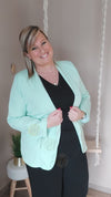 Blazer MARIE vert d’eau