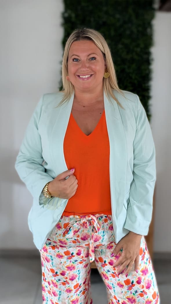 Blazer MARIE vert d’eau