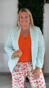 Blazer MARIE vert d’eau
