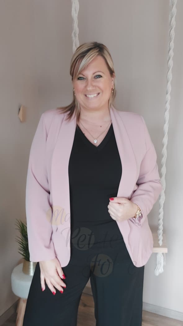 Blazer MARIE vieux rose