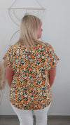Blouse FLARO orange