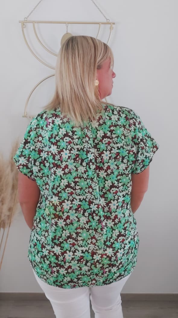 Blouse FLARO verte