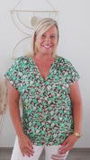 Blouse FLARO verte