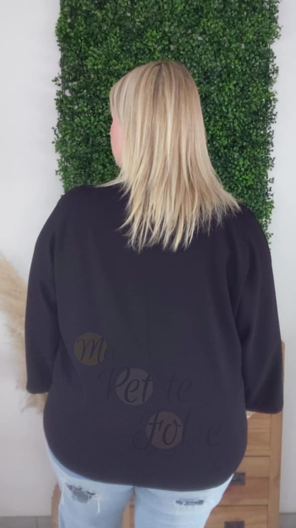 Blouse JULIETTE noir